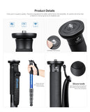 Leofoto MPQ-325C Premium Carbon Fiber Monopod with Case -Water-Proof Legs