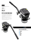 Leofoto BV-15L Fluid Head with Lever Release Clamp -Arca Compatible