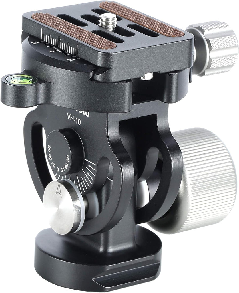 Leofoto VH10S 2Way Aluminum Tilt Monopod Head with ArcaType Quick R