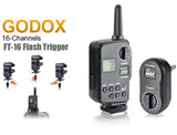Godox 16-Channels FT-16 Flash Trigger W/Receiver Kit For Godox AD180 AD360