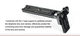 Sunwayfoto DMC-225R 225mm Vertical Rail  w 90° on-end Screw-Knob Clamp Arca /RRS Compatible