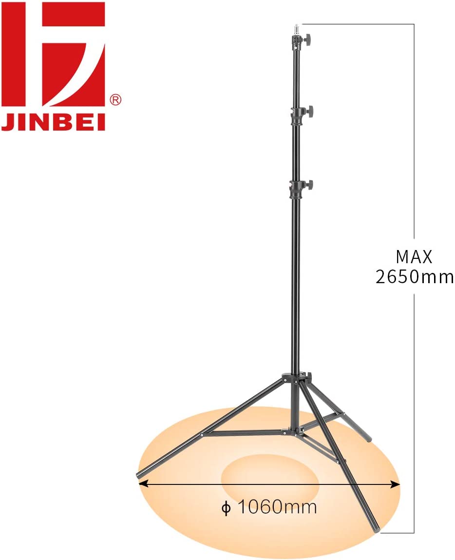 Support d'éclairage de studio à coussin d'air 8,5 '/260 cm