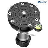 Leofoto YB-75MP 75mm Levelling Base Half Ball for Bowl Type Fluid Video Head Tripod to Flat Adapter