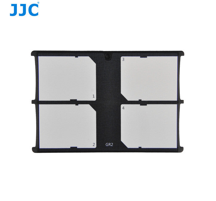JJC MCH-SD4GR Memory Card Holder fits 4 SD Cards