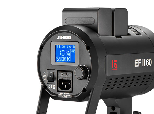 Jinbei EFII-60 LED Continuous Sun Light For Video Photography w/ Bowens S-fit Bayonet Mount