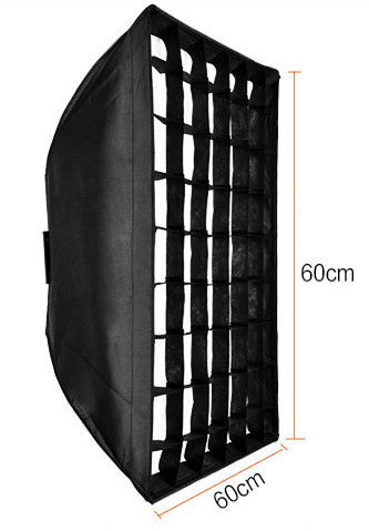 Softbox 60cm x 60cm / 24“ x 24” With Honeycomb Grid for Bowens Jinbei Lightrein