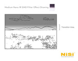 Nisi Medium Nano IR GND Graduated Neutral Density Filter – ND8 (0.9) – 3 Stop 100x150mm
