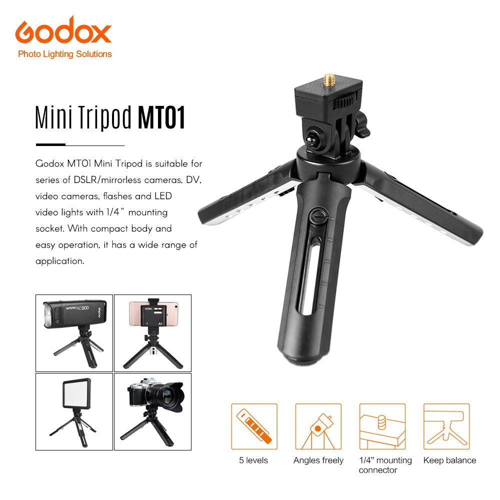 Godox MT-01 mini Tripod Folding Table Top Stand