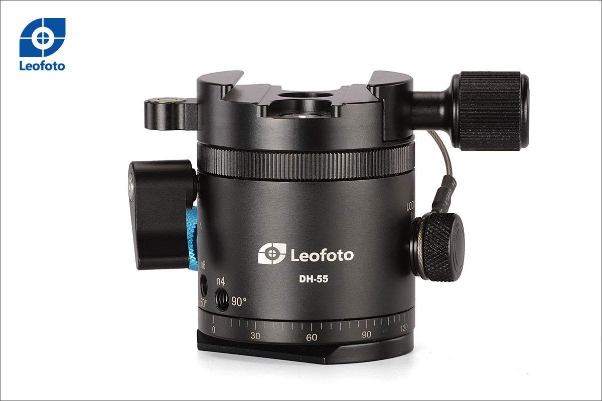 LEOFOTO DH-55 360° Panoramic Indexing Rotator Arca Compatible Clamp