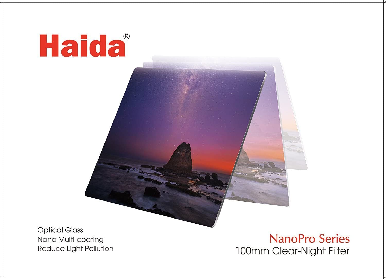 Haida NanoPro MC Clear-Night Optical Glass Filter 100x100mm HD3702