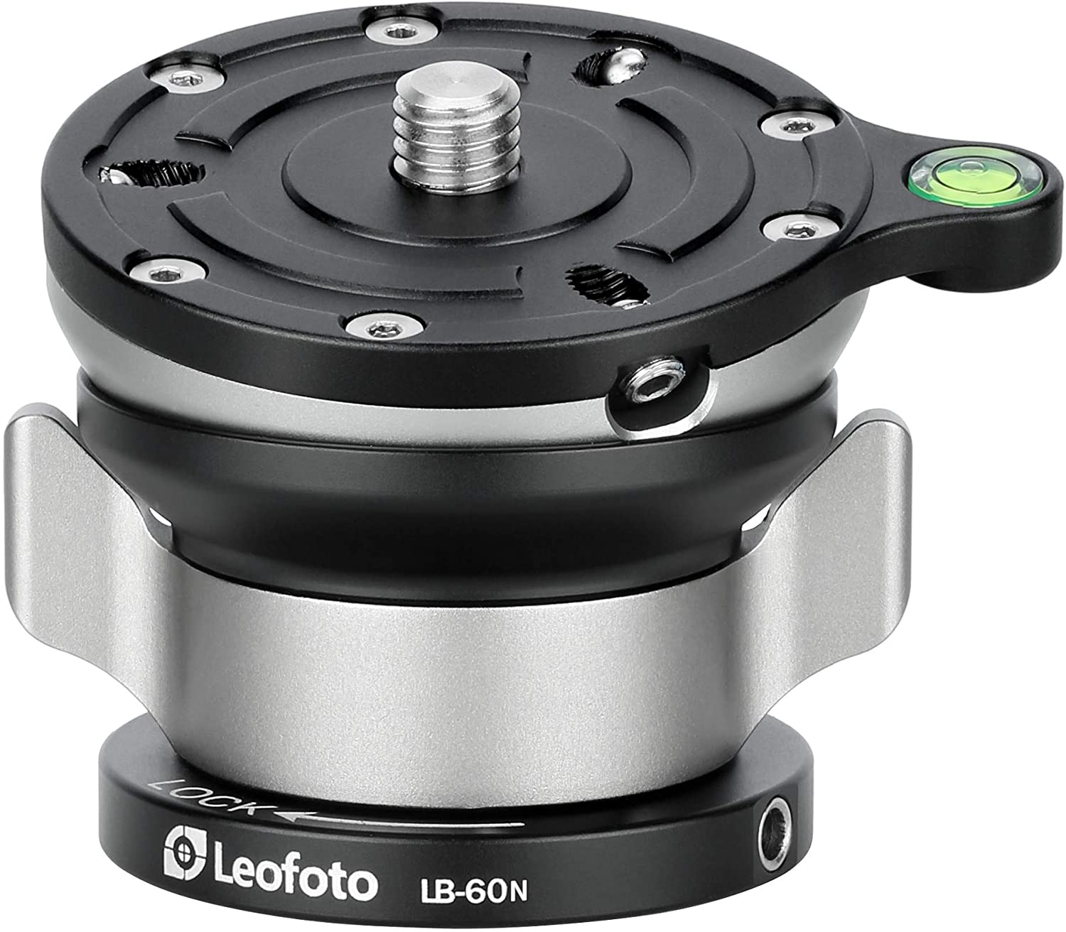 Leofoto LB-60N 60mm Leveling Base with Butterfly Lock