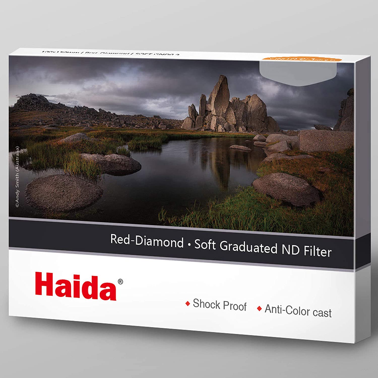 Haida Red-Diamond Soft Graduated ND1.2 (4 Stop) Multicoated Filter 100x150mm