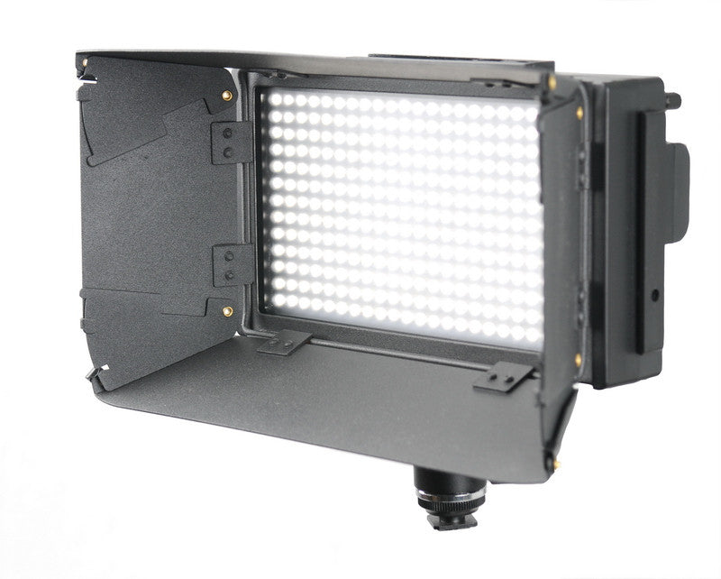 LED-312Ds Pro LED BI-Color Video Light Kit Diammable W/ LCD ,Batteries & Barndoor