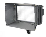 2x LED-312Ds Kit Pro LED BI-Color Video Light Kit Diammable W/ LCD ,Batteries & Barndoor with Light Stands