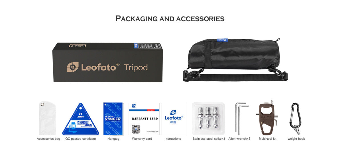 Leofoto LS-223C+EB-36 Portable Mini Carbon Fiber Tripod Ballhead Kit