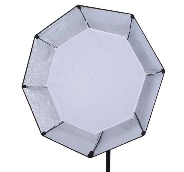 60" Octagon Softbox With Grid and Lightrein Speed Ring
