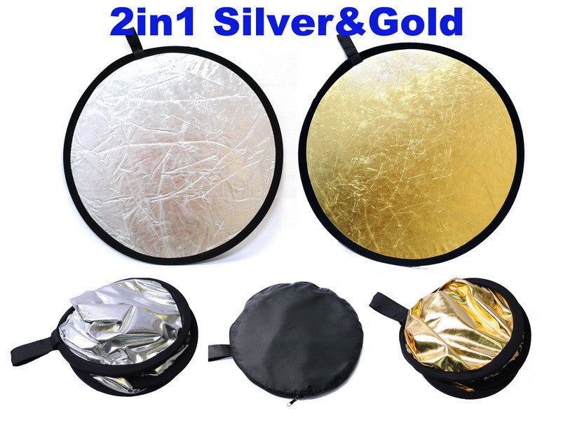 32" 80cm 2 in 1 Collapsible Multi Disc Light Reflector