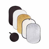 5 in 1 Collapsible Light Reflector Disc Oval 24"x36"