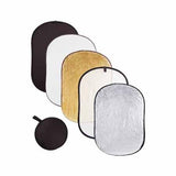 5 in 1 Collapsible Light Reflector Disc Oval 40"x66"