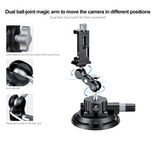 Leofoto SC-02 Suction Cup Mounting Kit (88 lb Capacity) for Camera Mobile Phone