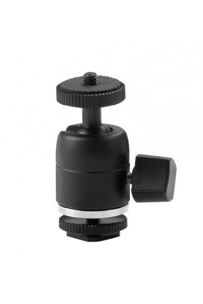 Mini Ball Head with Hot Shoe Adapter