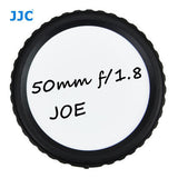 JJC RL-NK Writable Rear Lens Cap For  Nikon F-mount Lens