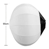 Jinbei 65cm 25" Folding Spherical Diffuser Softbox With Alienbees White Lighting  mount