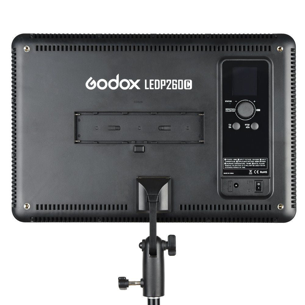 Godox Ultra Slim LEDP260C LED Light 3300-5600k Adjustable For Camera Video