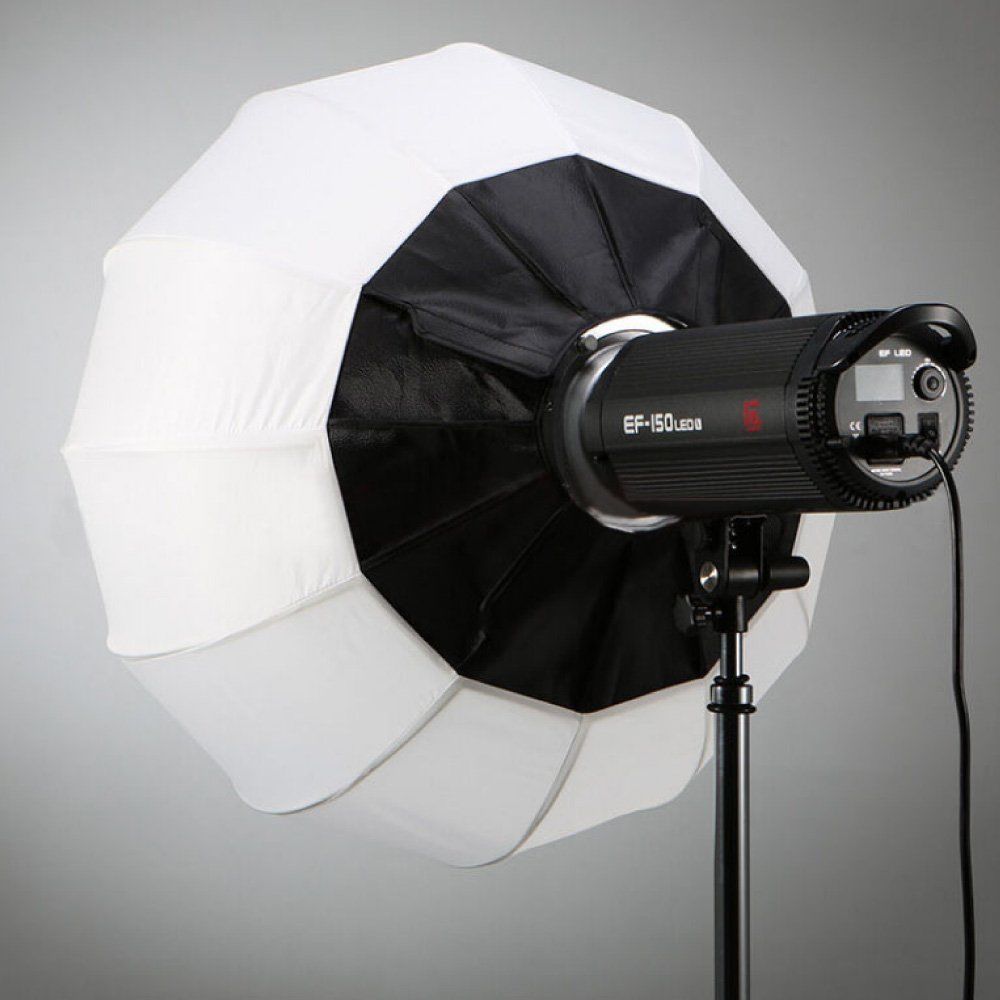 Jinbei 65cm 25" Folding Spherical Diffuser Softbox With Alienbees White Lighting  mount