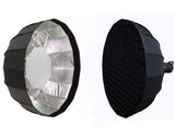 Φ65cm EZ-PRO Foldable Beauty Dish Softbox  Alienbees Einstein White Lighting Mount with Grids