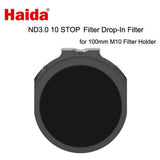 Haida 10 stops Drop-In Filter ND3.0 ND1000 for 100mm M10 Filter Holder